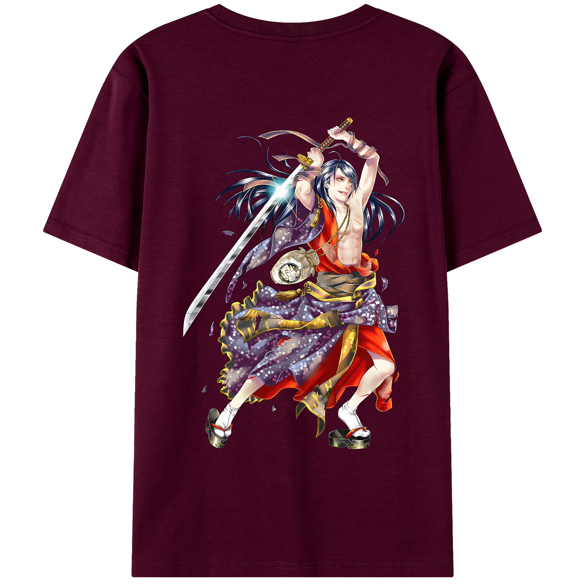 （画像用） 刀剣乱舞 Touken Ranbu レディース半袖Tシャツ(バックプリント)